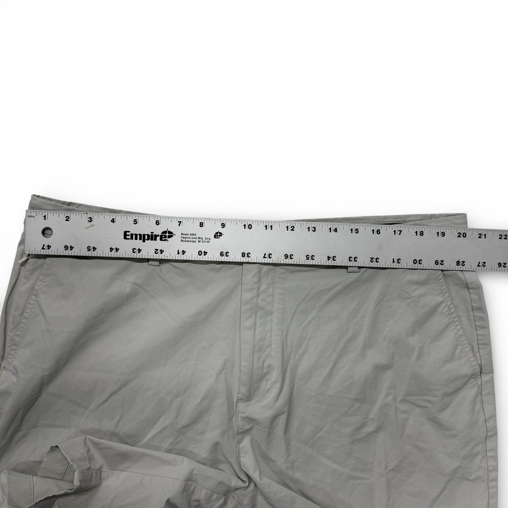 Vineyard Vines On The Go Shorts Men 40 OTG Light Gray Cotton Blend Stretch Chino - Picture 5 of 10
